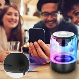 BOCINA PORTÁTIL LUZ LED