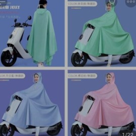 IMPERMEABLE CON CAPUCHA GRUESO HH644