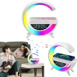 LAMPARA CON BOCINA Y RELOJ HH 426