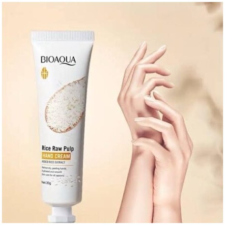 Crema de manos de arroz BIOAQUA