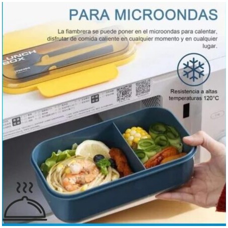 Lonchera con cubiertos  hh412