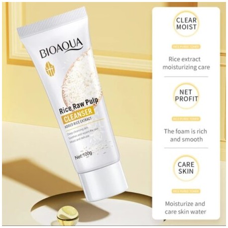 LIMPIADOR FACIAL DE ARROZ BIOAQUA