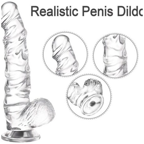 DILDO REALISTA TEXTURIZADO