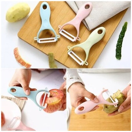 KIT DE 4 PELADORES DE VERDURAS