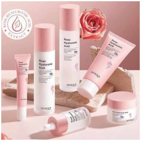 SET DE ROSAS CON ACIDO HIALIRONICO BIOAQUA BQY 60742
