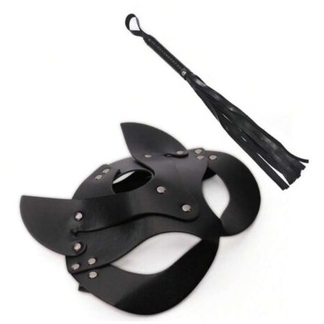MASCARA BONDAGE CON LATIGO