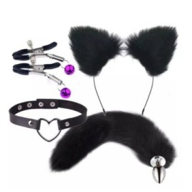 KIT BONDAGE ZORRO NEGRO O ROJO