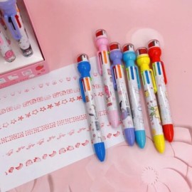 PLUMA CON SELLO KIT DE 6 PZ.