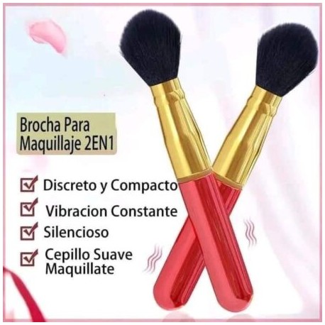 Vibrador en forma de brocha