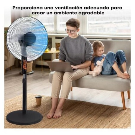 VENTILADOR CON ASPAS DE METAL PREMIUM